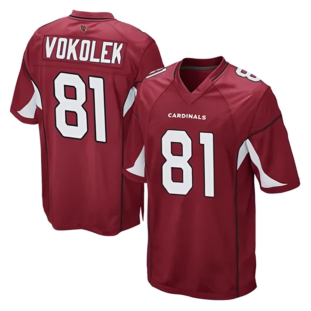 A.Cardinals #81 Travis Vokolek Player Cardinal Game Ldoa Stitched Jerseys