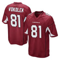 A.Cardinals #81 Travis Vokolek Player Cardinal Game Ldoa Stitched Jerseys