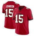 TB.Buccaneers #15 Tez Johnson Player Red Limited Vapor Home Game Ldoa Stitched Jerseys