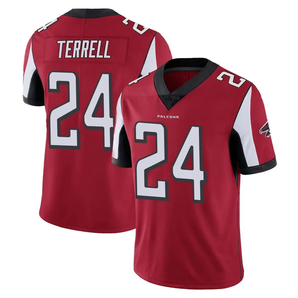 A.Falcons #24 A.J. Terrell Jr. Player Red Color Vapor Untouchable Limited Home Game Ldoa Stitched Jerseys