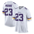 M.Vikings #23 James Pierre Player White Home Game Ldoa Stitched Jerseys