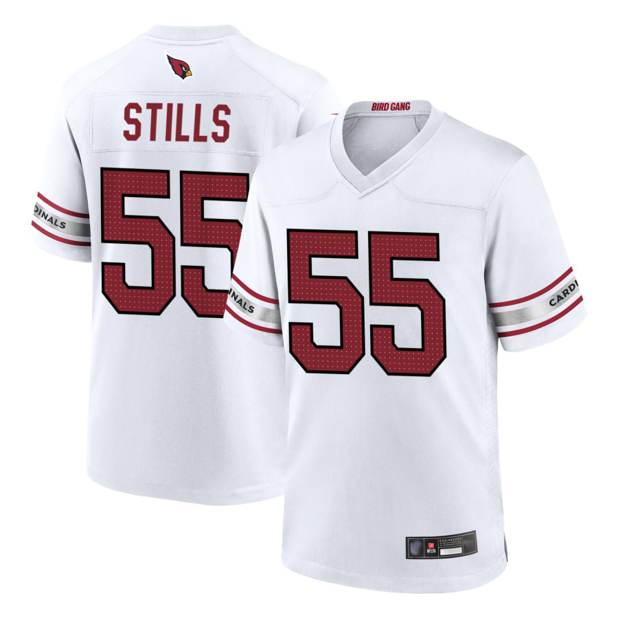 A.Cardinals #55 Dante Stills Player White Home Game Ldoa Stitched Jerseys