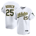 Athletics #25 Brent Rooker Player White Limited Home Game Ldoa Stitched Jerseys