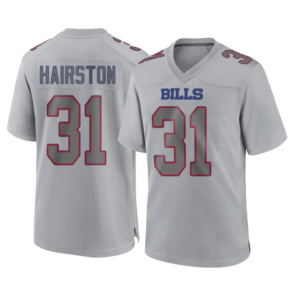 B.Bills #31 Maxwell Hairston Player Gray Fashion Home Game Ldoa Stitched Jerseys
