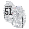 M.Vikings #51 Blake Cashman Player Arctic Camo Salute to Service Pullover Hoodies Limited Game Ldoa Stitched Jerseys