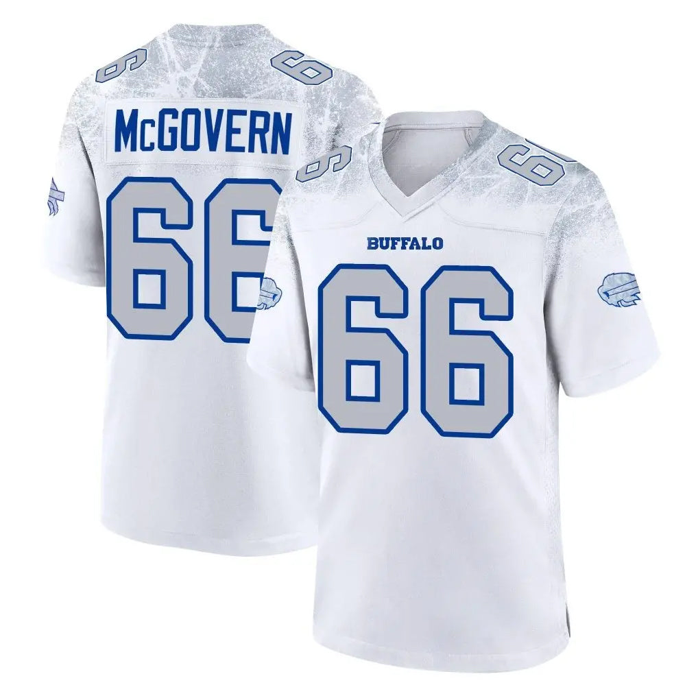B.Bills #66 Connor McGovern Player White Rivalries Collection Game Ldoa Stitched Jerseys