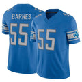 D.Lions #55 Derrick Barnes Player Blue Vapor F.U.S.E. Limited Home Game Ldoa Stitched Jerseys
