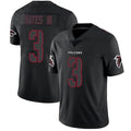 A.Falcons #3 Jessie Bates III Player Black Impact Limited Ldoa Stitched Jerseys