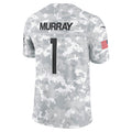 A.Cardinals #1 Kyler Murray Player Camo Salute to Service Limited Home Ldoa Stitched Jerseys