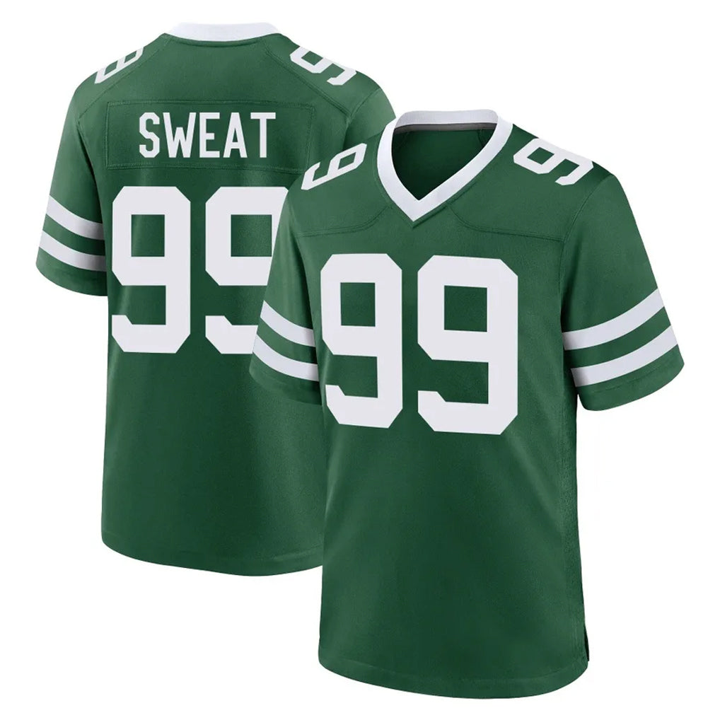 NY.Jets #99 T'Vondre Sweat Player Green Legacy Home Game Ldoa Stitched Jerseys
