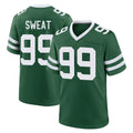 NY.Jets #99 T'Vondre Sweat Player Green Legacy Home Game Ldoa Stitched Jerseys