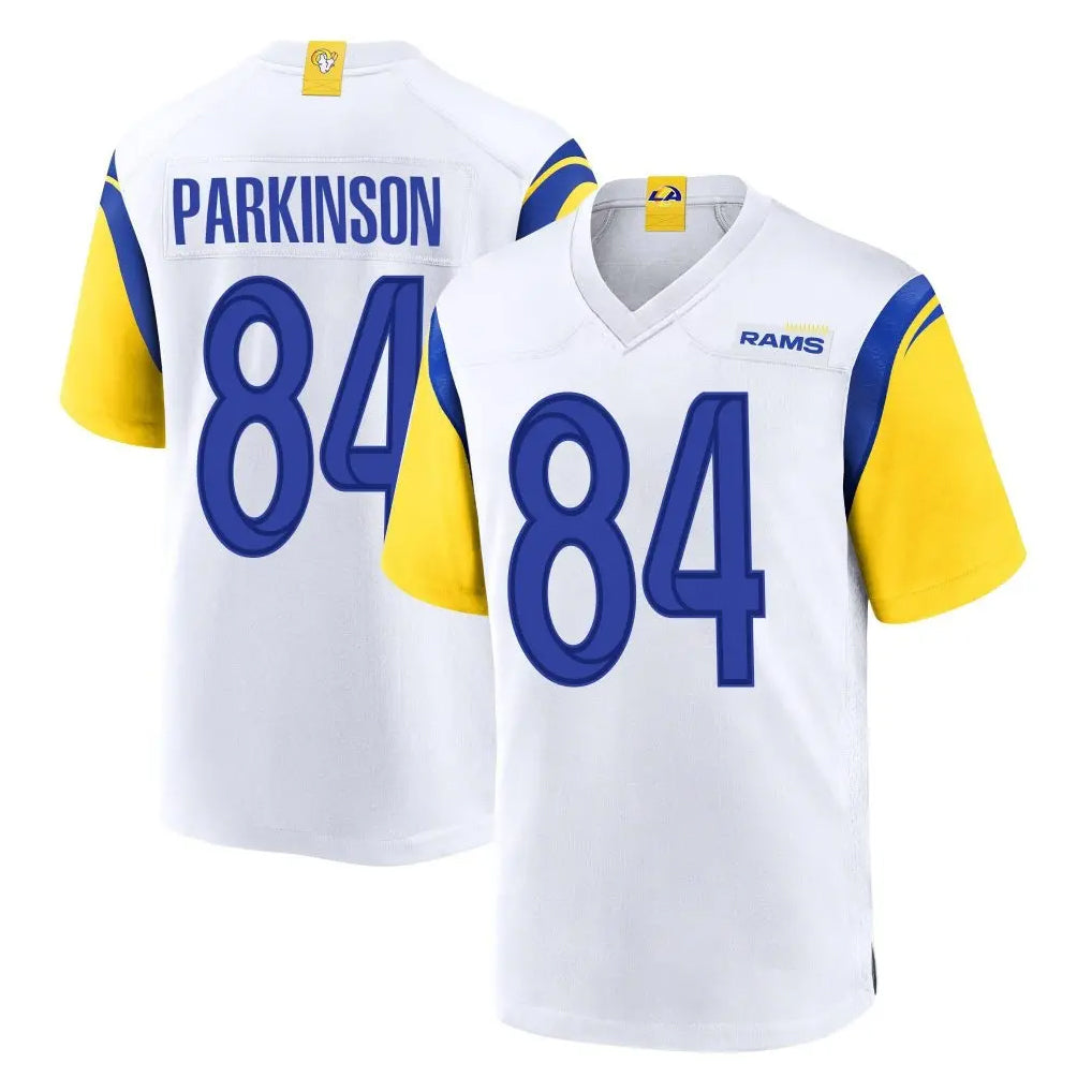 LA.Rams #84 Colby Parkinson Player White Home Game Ldoa Stitched Jerseys