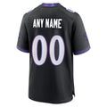 Custom B.Ravens Black Home Game Any Name & Numbers Ldoa Stitched Jerseys