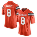 C.Browns #8 Dillon Gabriel Player Orange Home Game Ldoa Stitched Jerseys