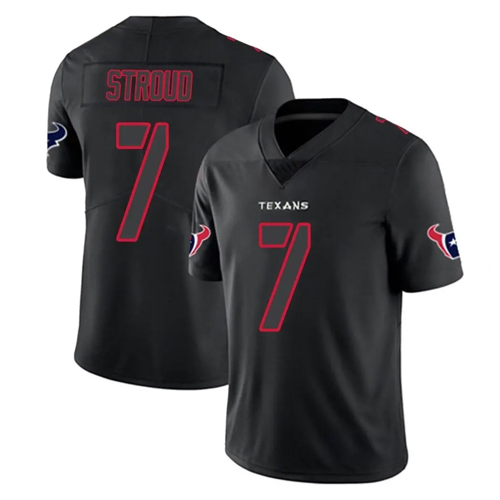 H.Texans #7 CJ Stroud Player Black Impact Limited Game Ldoa Stitched Jerseys