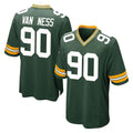 GB.Packers #90 Lukas Van Ness Player Green Home Game Ldoa Stitched Jerseys