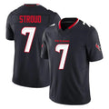 H.Texans #7 CJ Stroud Player Navy Limited Alternate Vapor F.U.S.E. Home Game Ldoa Stitched Jerseys
