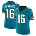 J.Jaguars #16 Trevor Lawrence Player Teal Prowler Throwback Vapor F.U.S.E. Limited Home Game Ldoa Stitched Jerseys