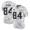 M.Vikings #84 Josh OliverPlayer Arctic Camo Salute To Service Limited Game Ldoa Stitched Jerseys