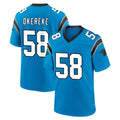 C.Panthers #58 Bobby Okereke Player Blue Home Game Ldoa Stitched Jerseys