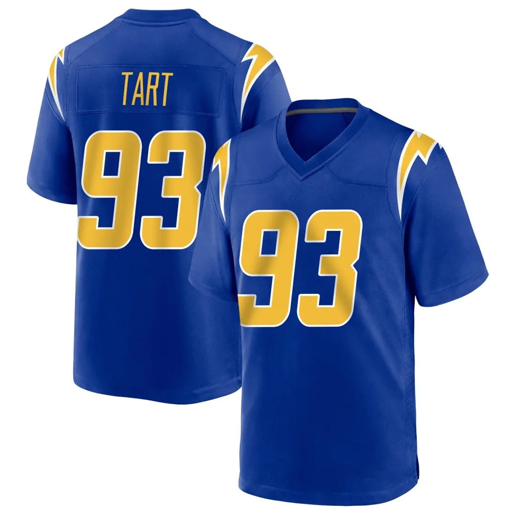 LA.Chargers #93 Teair Tart Player Royal Home Game Ldoa Stitched Jerseys