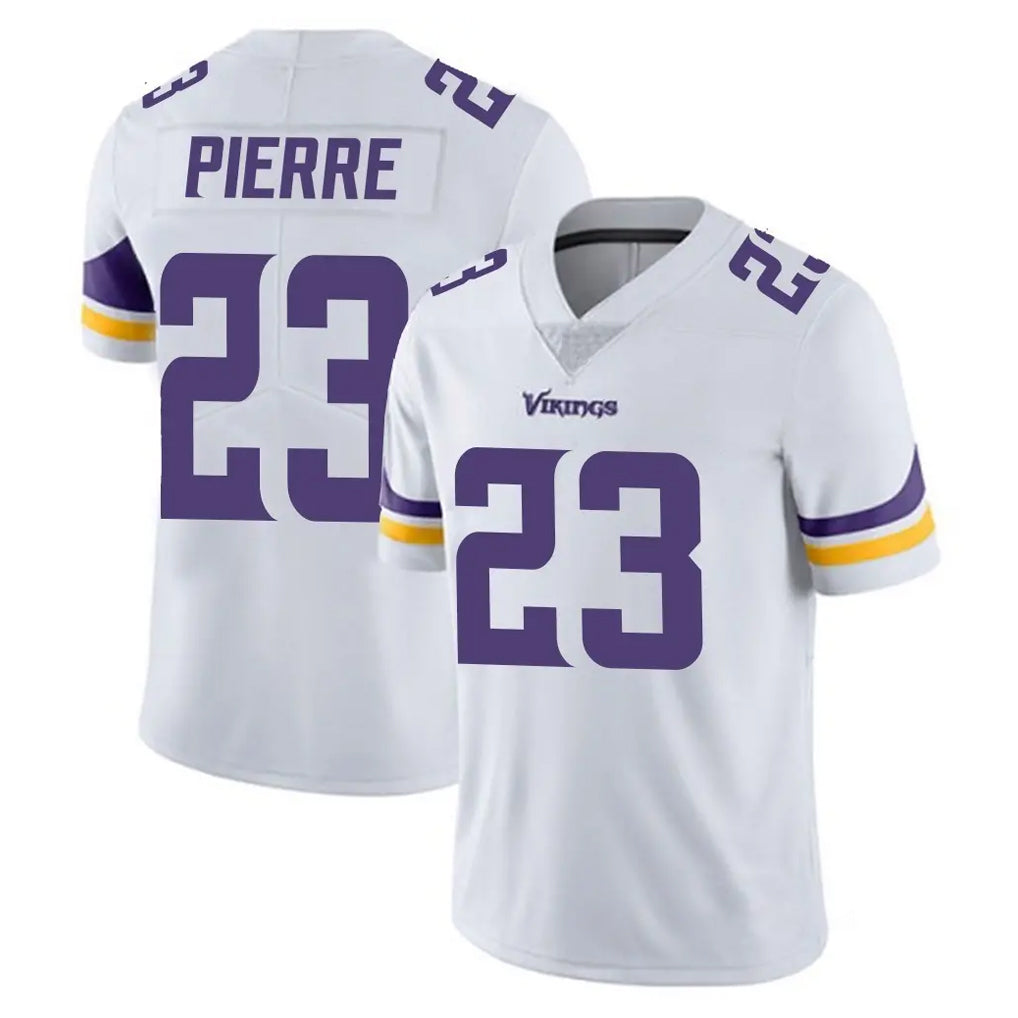 M.Vikings #23 James Pierre Player White Limited Vapor Untouchable Home Game Ldoa Stitched Jerseys