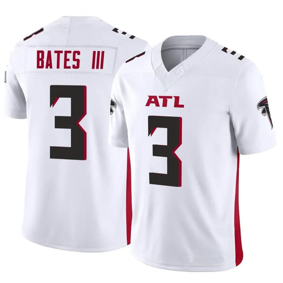 A.Falcons #3 Jessie Bates III Player White Vapor F.U.S.E. Limited Ldoa Stitched Jerseys