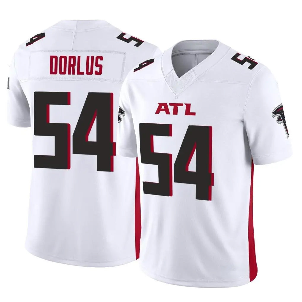 A.Falcons #54 Brandon Dorlus Player White Vapor F.U.S.E. Limited Ldoa Stitched Jerseys