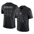 C.Browns #99 Julian Okwara Player Black Reflective Home Game Ldoa Stitched Jerseys