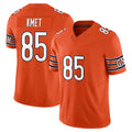 C.Bears #85 Cole Kmet Player Orange Vapor F.U.S.E. Limited Home Game Ldoa Stitched Jerseys