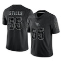 A.Cardinals #55 Dante Stills Player Black RFLCTV Limited Home Game Ldoa Stitched Jerseys