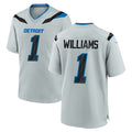 D.Lions #1 Jameson Williams Player Silver 2026 Rivalries Collection Home Game Ldoa Stitched Jerseys