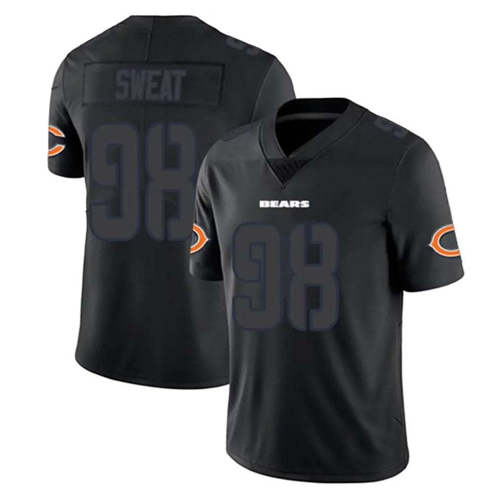 C.Bears #98 Montez Sweat Player Black Impact Limited Game Ldoa Stitched Jerseys