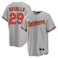 B.Orioles #29 Samuel Basallo Player Gray Home Game Ldoa Stitched Jerseys