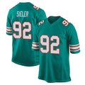 M.Dolphins #92 Zach Sieler Player Aqua Alternate Home Game Ldoa Stitched Jerseys