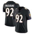 B.Ravens #92 Nnamdi Madubuike Player Black Vapor Untouchable Limited Home Game Ldoa Stitched Jerseys