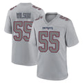 NE.Patriots #55 Jared Wilson Player Gray Fashion Limited Home Game Ldoa Stitched Jerseys