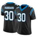 C.Panthers #30 Chuba Hubbard Player Black Vapor F.U.S.E. Limited Home Game Ldoa Stitched Jerseys