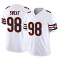 C.Bears #98 Montez Sweat Player White Vapor F.U.S.E. Limited Home Game Ldoa Stitched Jerseys