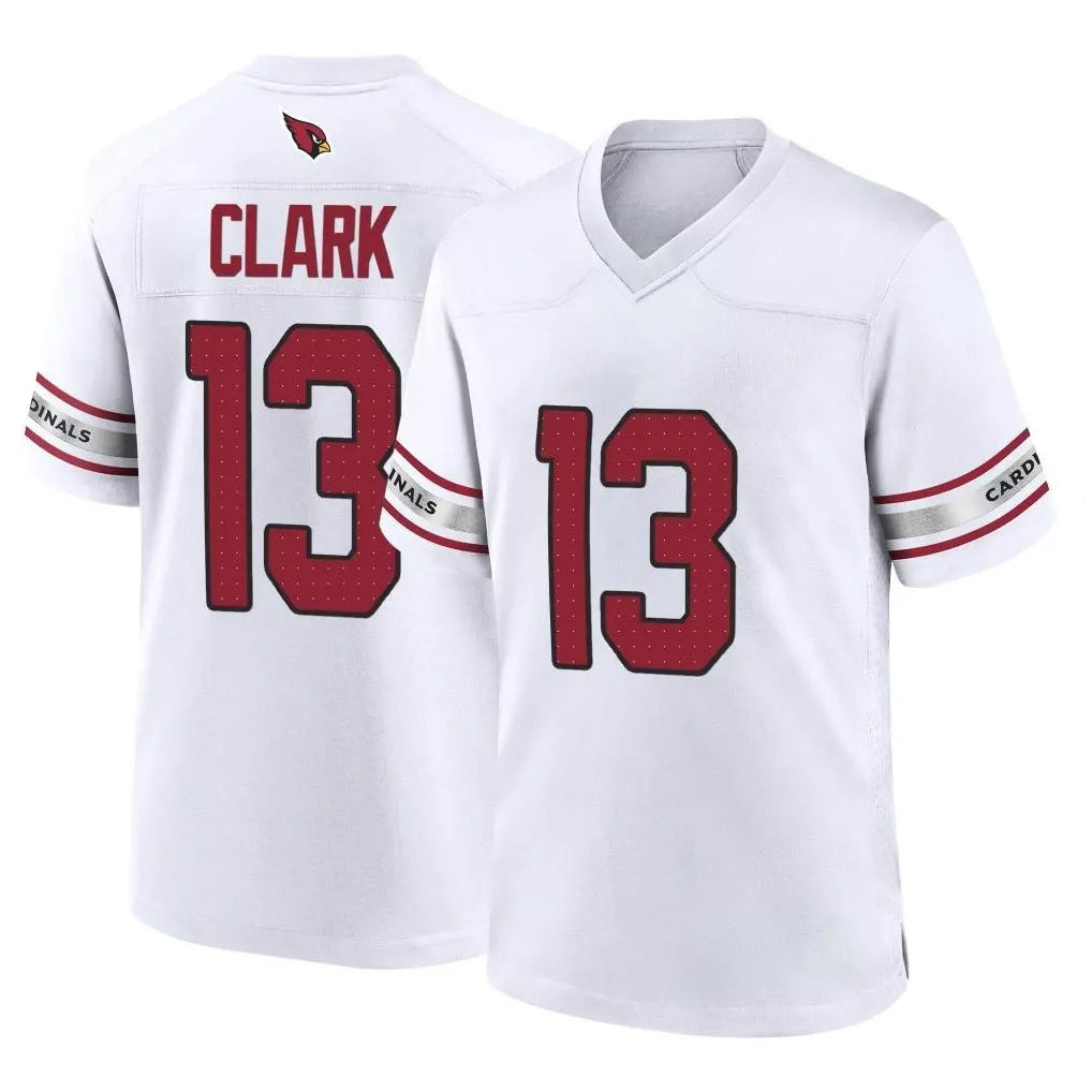 A.Cardinals #13 Kei'Trel Clark Player White Home Game Ldoa Stitched Jerseys