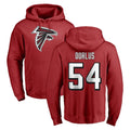 A.Falcons #54 Brandon Dorlus Player Red Pullover Hoodies Home Game Ldoa Stitched Jerseys