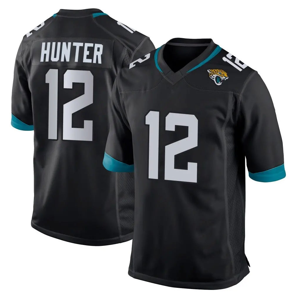 J.Jaguars #12 Travis Hunter Player Black Home Game Ldoa Stitched Jerseys
