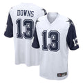 D.Cowboys #13 Caleb Downs Player White-Navy Home Game Ldoa Stitched Jerseys