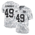 NY.Giants #49 Tremaine Edmunds Player Arctic Camo Salute To Service Limited Game Ldoa Stitched Jerseys