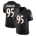 B.Ravens #95 Tavius Robinson Player Black Vapor Untouchable Limited Home Game Ldoa Stitched Jerseys