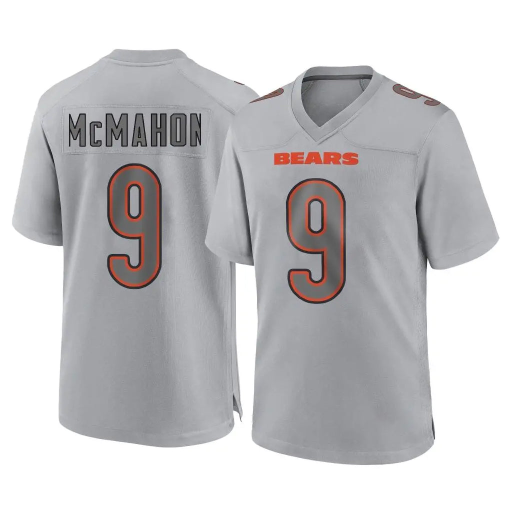 C.Bears #9 Jim McMahon Player Gray Atmosphere Fashion Game Ldoa Stitched Jerseys