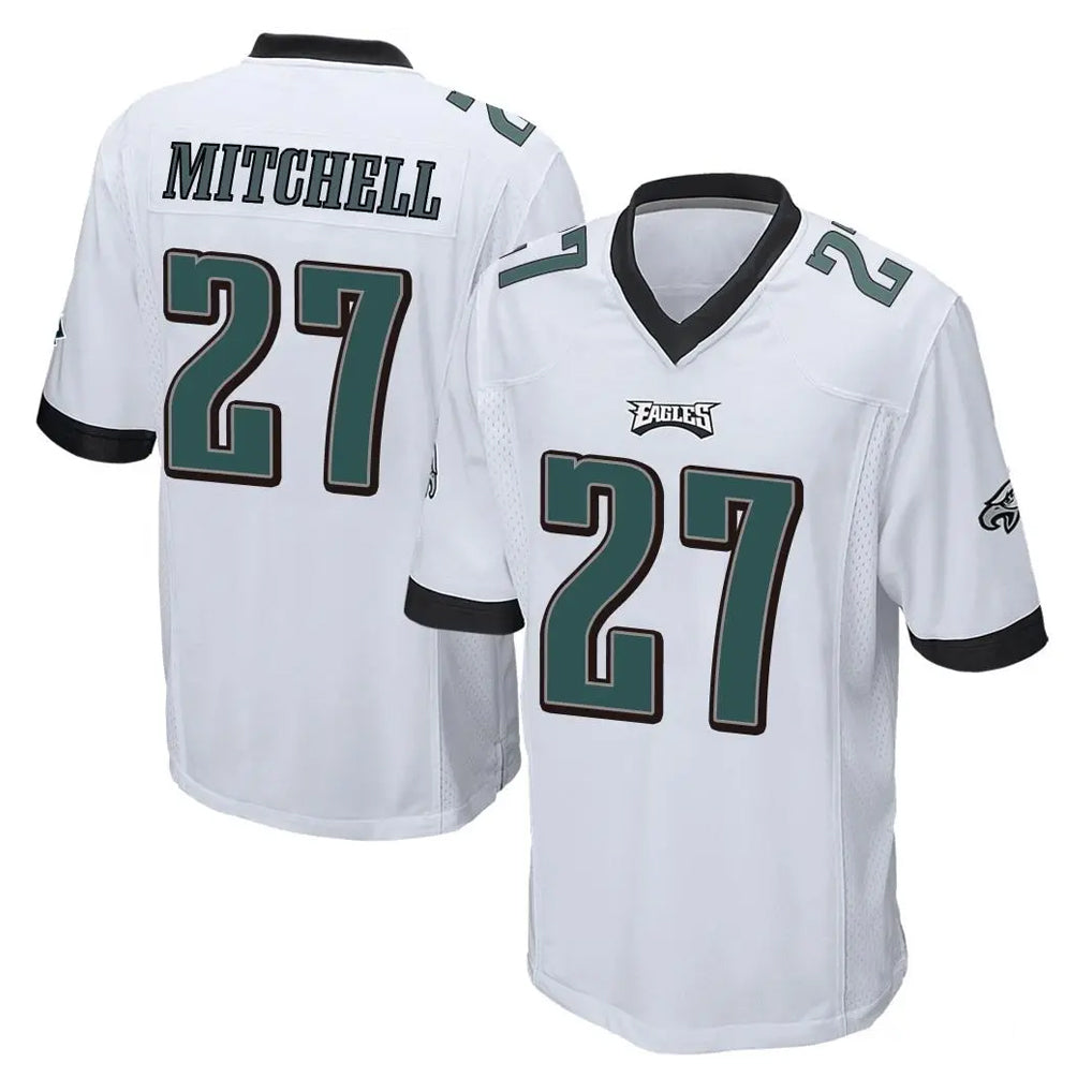 P.Eagles #27 Quinyon Mitchell Player White Home Game Ldoa Stitched Jerseys