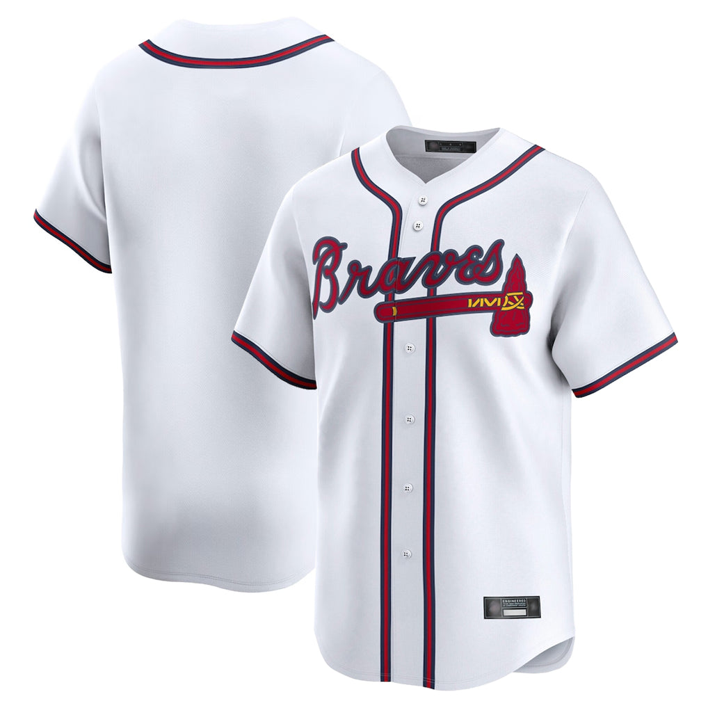 A.Braves ## Braves Blank Player White Limited Home Game Ldoa Stitched Jerseys