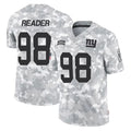 NY.Giants #98 DJ Reader Player Arctic Camo Salute To Service Limited Game Ldoa Stitched Jerseys