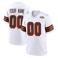 Custom C.Browns White Alternate Home Game Any Name & Numbers Ldoa Stitched Jerseys